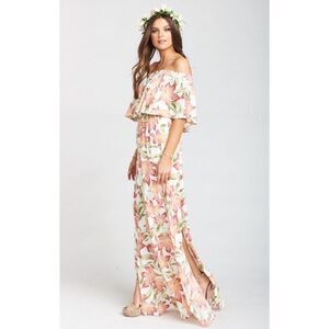 SHOW ME YOUR MUMU Hacienda Maxi Dress in Lily Lady Floral Size Small
